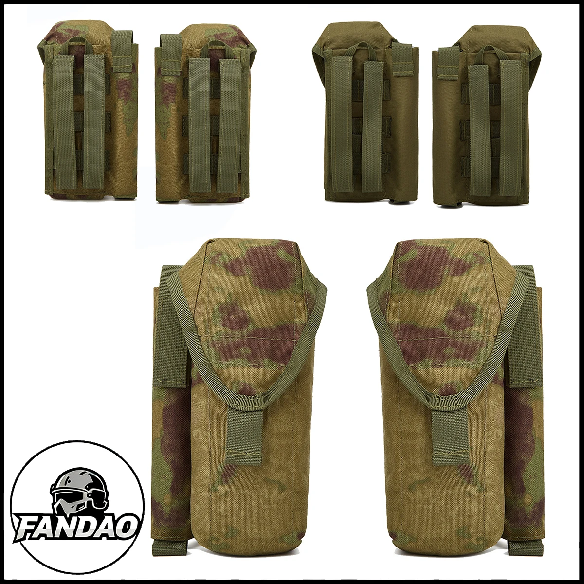 

Russian 6SH117 Tactical Accessory Pouch 1000D Military Double Layer AK Magazine Pouch with Flare Holder for Airsoft Wargame Gear