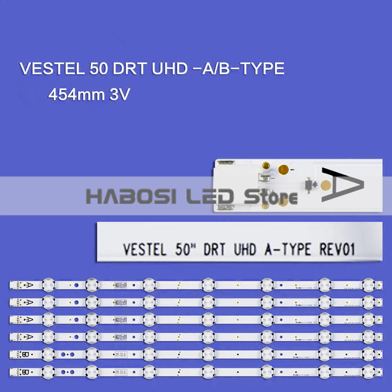 6pcs VESTEL 50 DRT UHD B TYPE A VES500QNDC VES500QNDA 2D N11 N12 U11 50UD6300 P50UP2038A P50US0956A P50US2236A 50 FUC 8020 7020