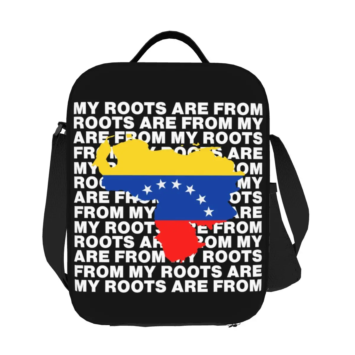 Custom My Roots Are From Venezuela Lunch Bag Republic of Venezuela Pround Thermal Cooler Lunch Box Office Picnic Travel