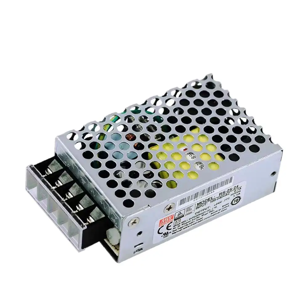 MEAN WELLpower alimentation RS-25 RS-25-3.3 RS-25-5 RS-25-12 RS-25-15 RS-25-24 RS-25-48 meanwell 25W RS-25-24