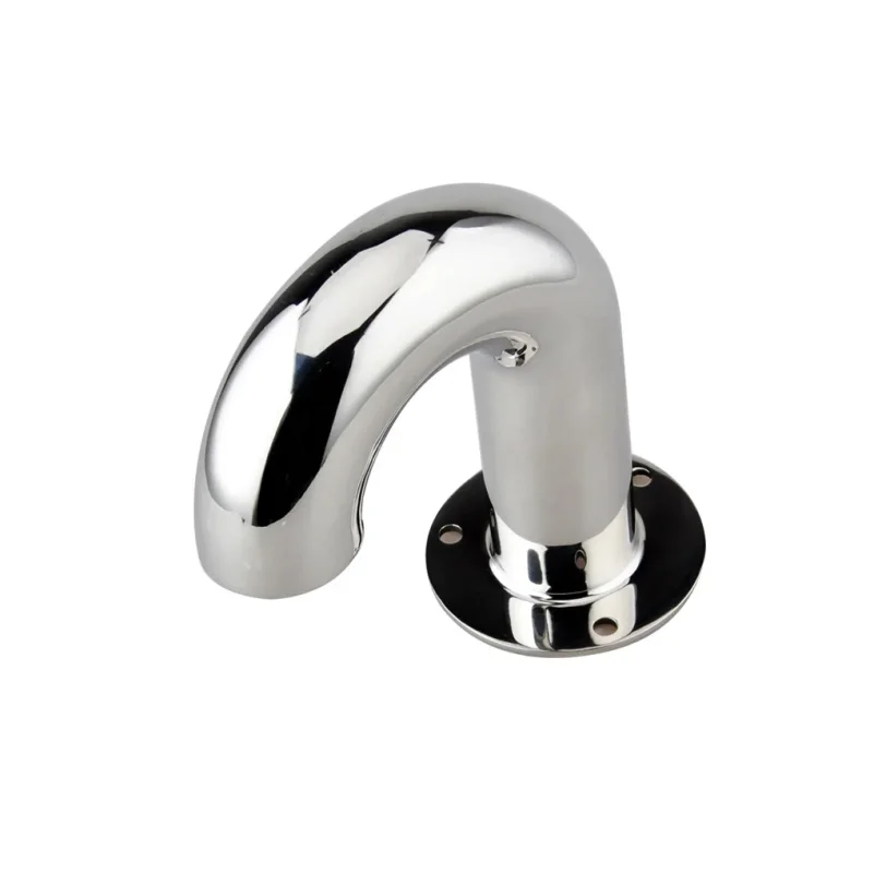 

38mm Boat Stainless Steel Tube Fittings Hardware Pipe Rail Degree Handrail Guardrail Yacht Elbow Stanchion Top Adapter