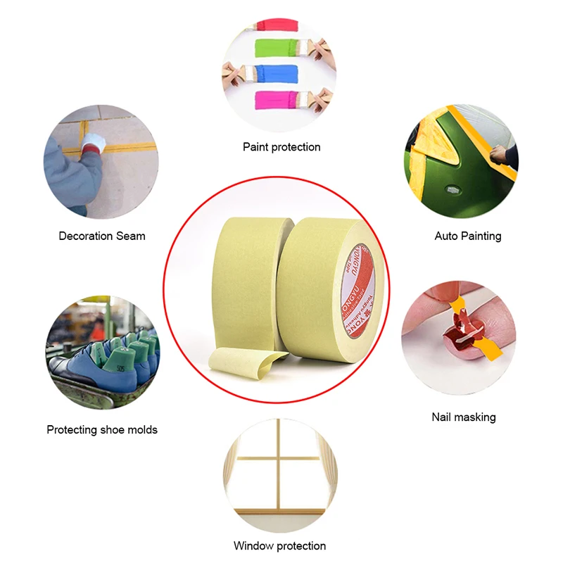 High Temperature Resistant Decorative Paper With High Strength Easy To Tear No Residue No Trace Can Be Written Color Separated