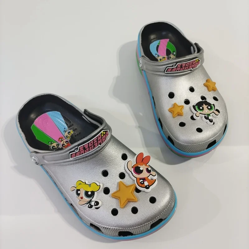 حار بيع الكرتون أنيمي الصلة Powerpuff الفتيات سلسلة النعال خفيفة للغاية وناعمة سوليد تنوعا ومريحة هدية #3