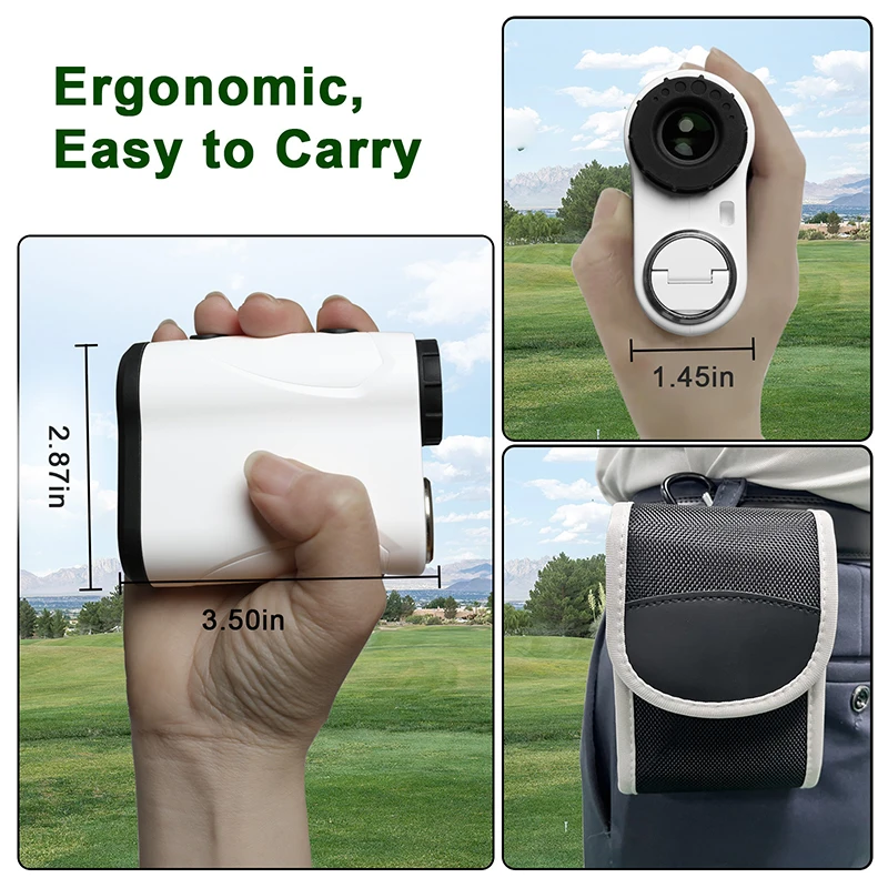 iMeter جولف ليزر Rangefinder 600 متر المنحدر العلم قفل زاوية وضع عالية الدقة المدى مكتشف مع الاهتزاز لصيد الغولف