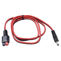 1pc For Solar Adapter Cable 15/30/45A Power Pole Connector DC 5.5x2.5mm Solar Panel Cable Connect Accessories