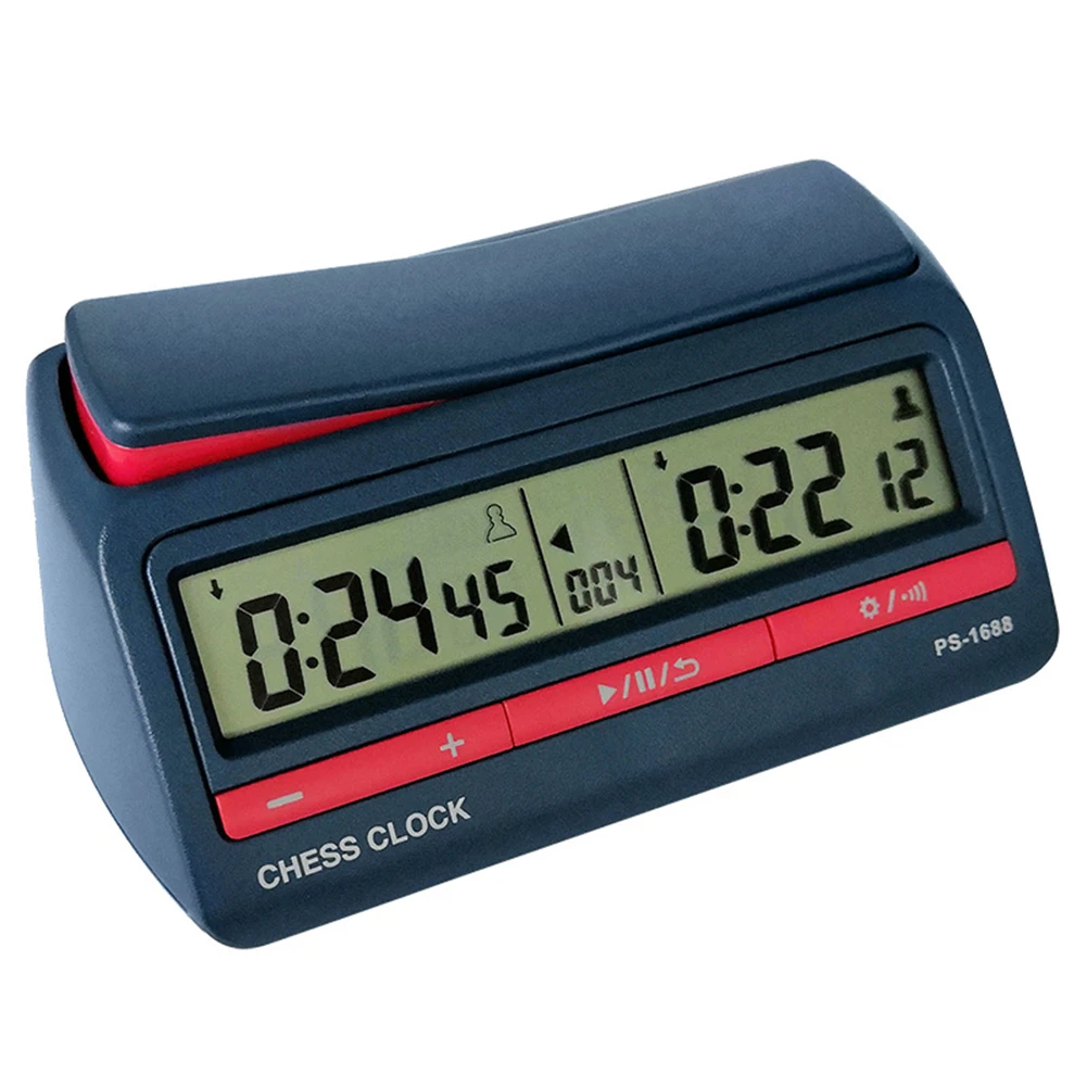 Plastic Battery Powered Multifunctional Lightweight for Training Teaching Stopwatch Board Clock Professional Digital Chess Clock view 2