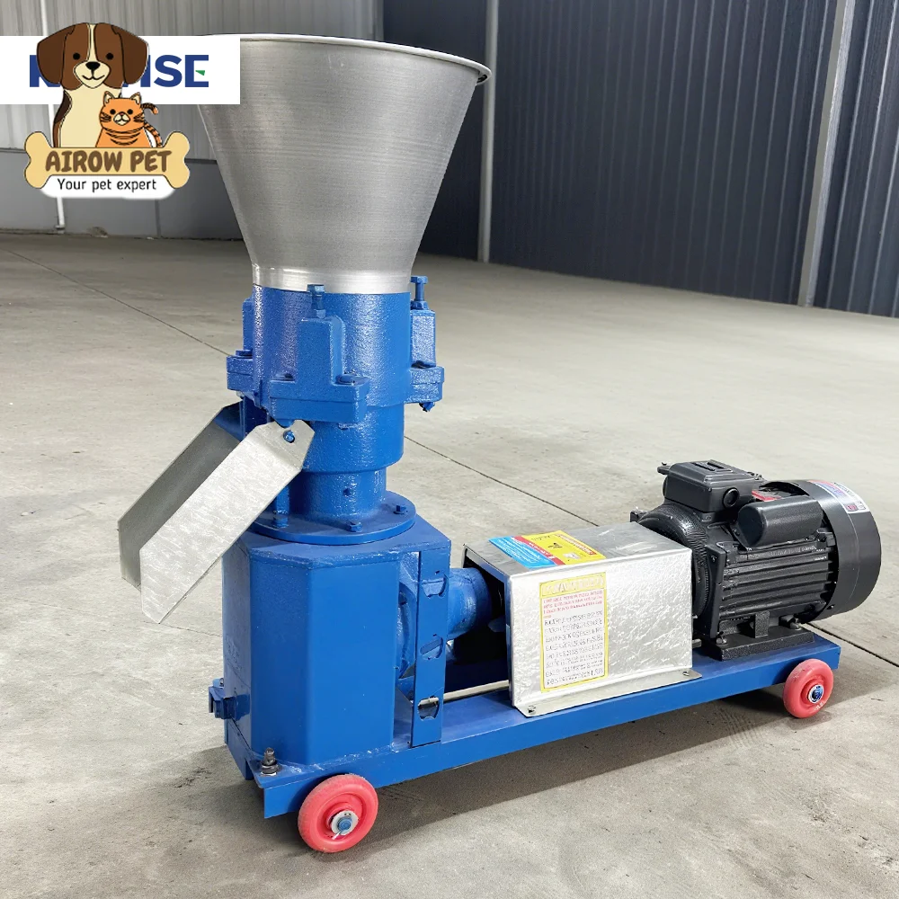 AIROW Small Farm Use Feed Pellet Machine for Poultry Chicken Feed Making Machine High Efficiency