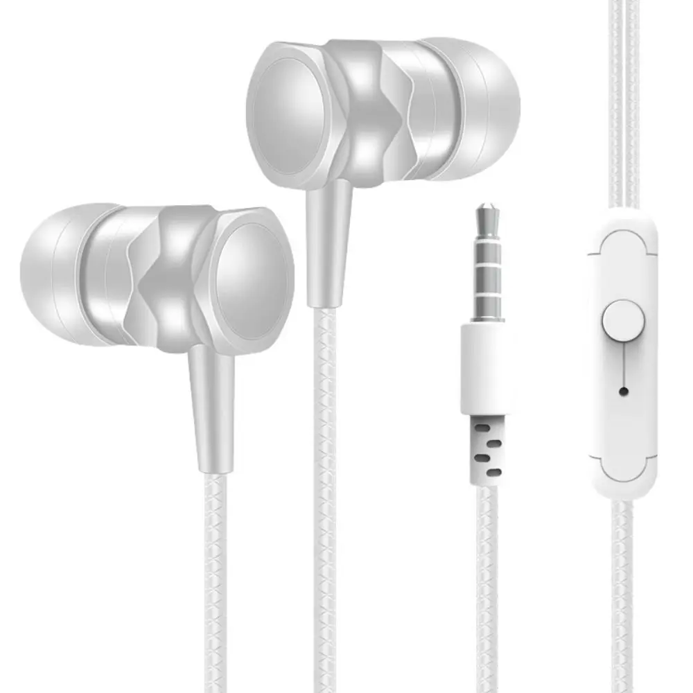 Portable 3.5mm In-ear Headphones in Ear Stereo Wired Headset High Definition Deep Bass InEar Microphone