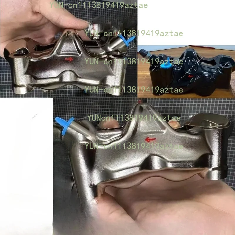 GP4RX Nickel Plated Silver 100mm Hole Spacing Brake Caliper Brake Pump 484 Motorcycle