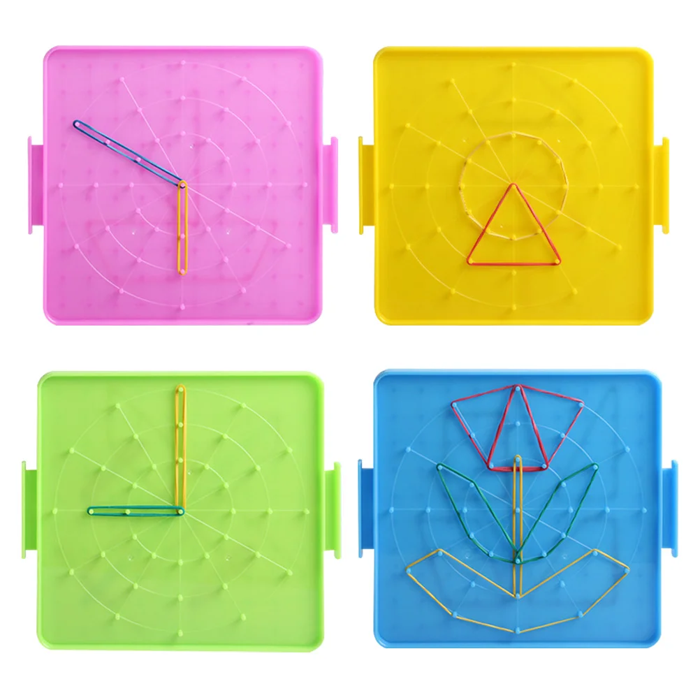 Student Nail Board Teaching Children Educational Toy Plate Peg Instrument Creative Mathematics