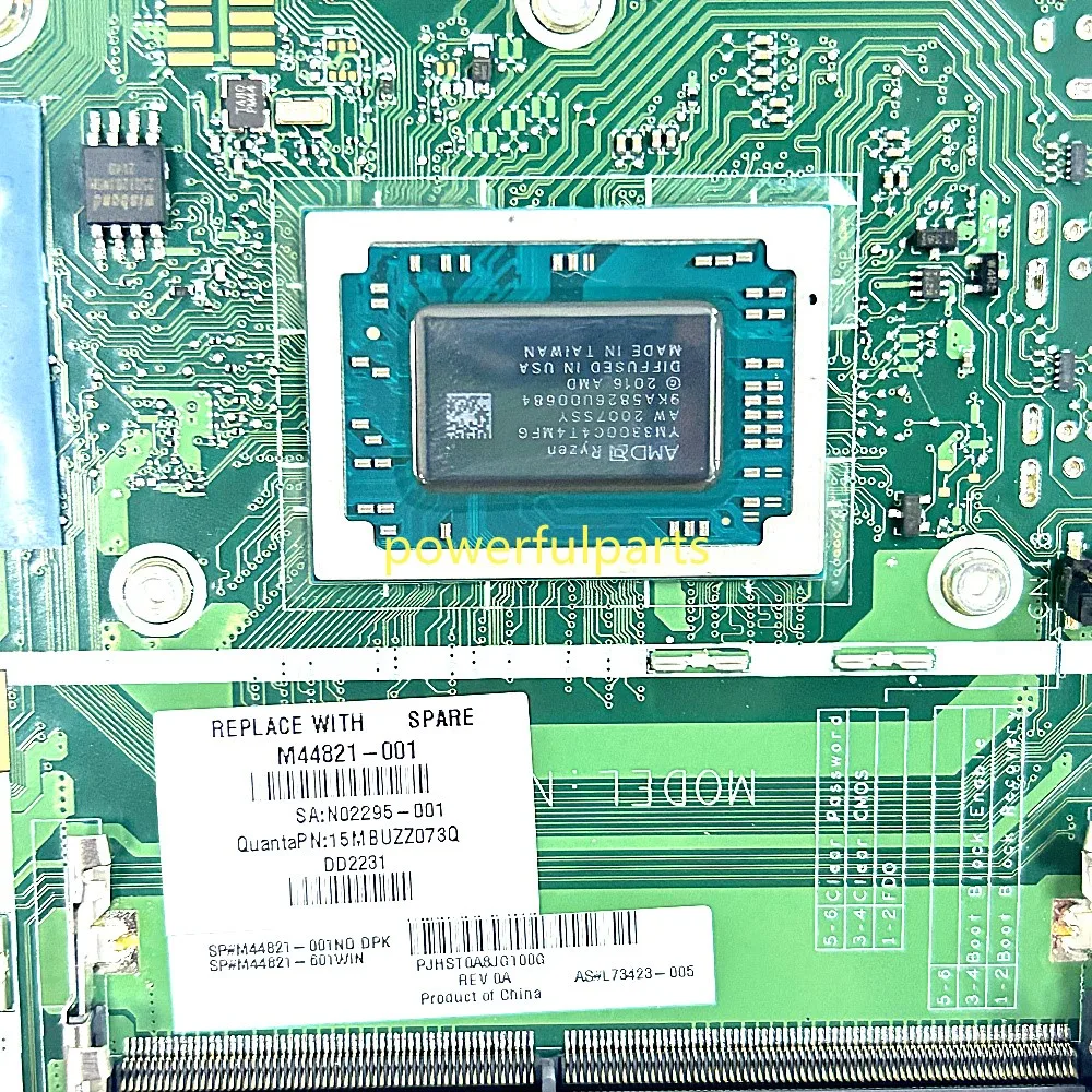 Imagem -04 - Placa-mãe para hp Aio 24-dd 22-df Placa Principal Funcionando Bem M44821001 Dan14cmb6e0 r3 3300