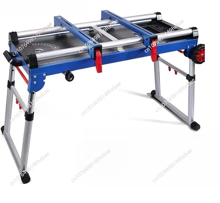 Miter Saw Stand 5 in 1 Portable Workbench Quick Folding Work Table with Detachable Miter Saw Stand Height Adjustable Legs