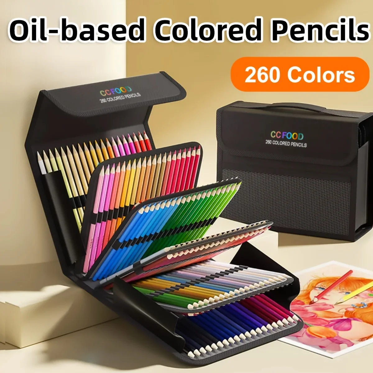 260-lapices-de-colores-materiales-de-arte-juego-de-lapices-excelente-libro-para-colorear-lapices-para-el-aula-para-uso-artistico-profesional