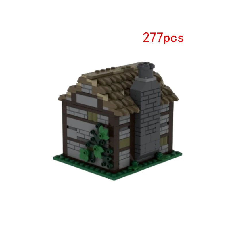 Spot MOC- 194558 185621 185577   Małe cząstki Zmontowane klocki Budynek Modele widoku na ulicę Puzzle Kreatywna edukacja