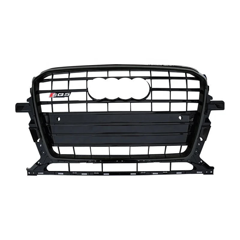 ABS Chrome black silver SQ5 grills for Audi Q5 front bumper facelift mesh grille for Audi SQ5 2013 2014 2015 2016 2017 2018