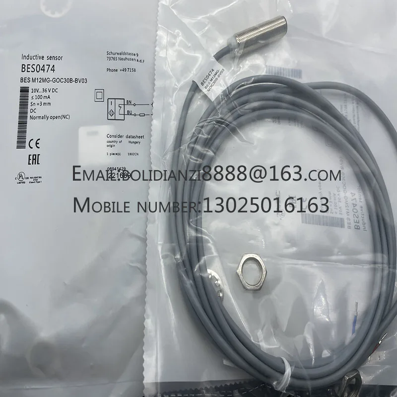 

The brand-new original sensor BES0474 BES M12MG-GOC30B-BV03 in stock