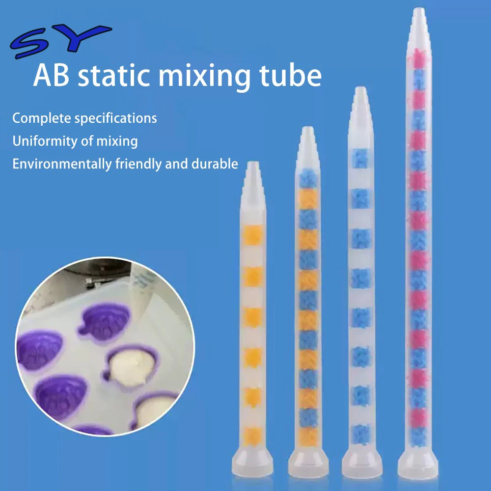 SY GSM9 Series Universal Mixing Tube Glue Dispense Static Mixer Nozzle AB Mix Tubes Pipe For Pneumatic Valve