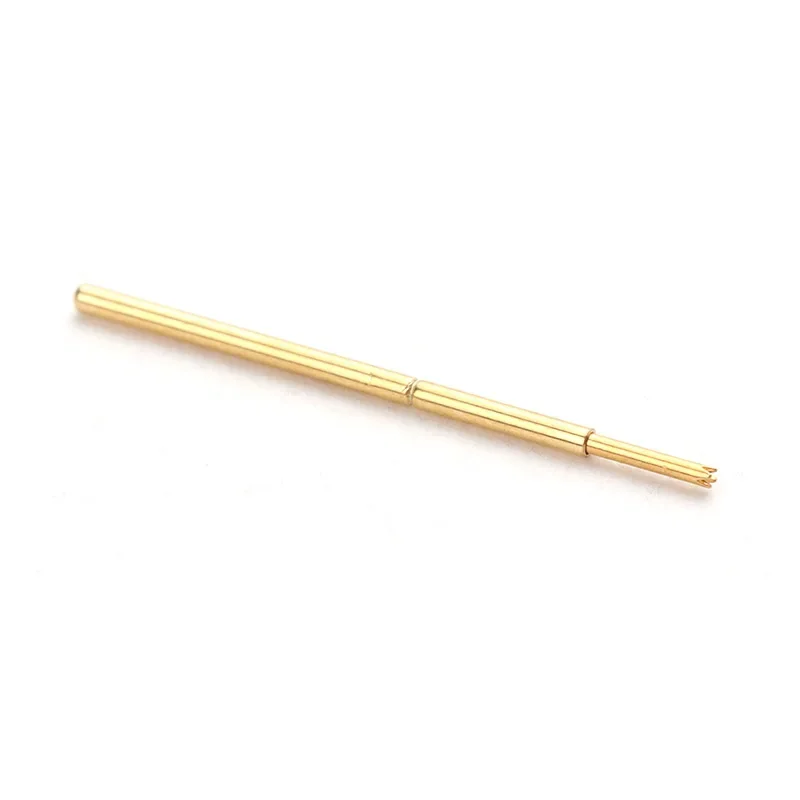 100PCS Gold-plated PA50-Q1 Four Claw Plum Blossom Head Spring Test Needle with Outer Diameter of 0.68mm PCB Pogo Pin