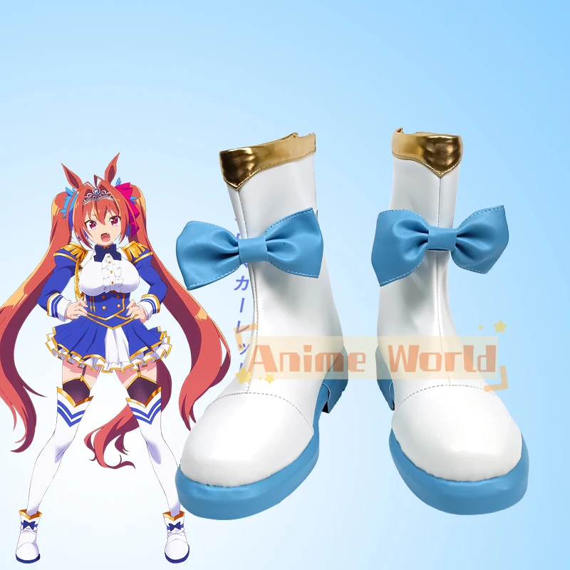 

Аниме-игра Umamusume: Pretty Derby Daiwa Scarlet, обувь для косплея, ботинки для взрослых и детей, костюм на Хэллоуин, аксессуары, реквизит
