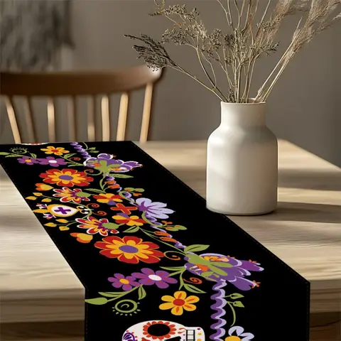 1 st mexikansk bordslöpare med tema 10 best sales Mexikansk dekoration - №9