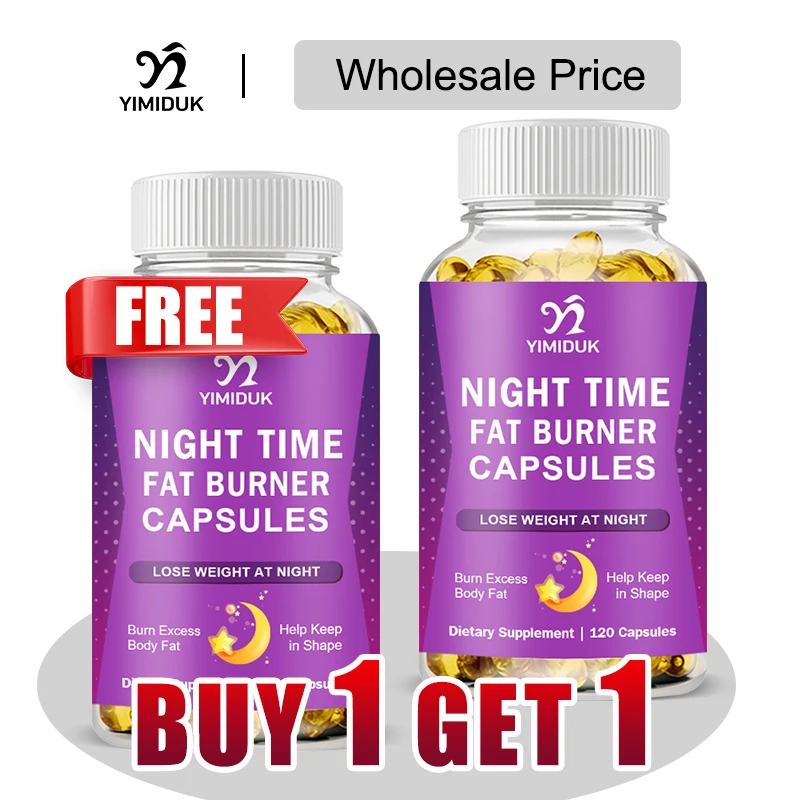 

Night Time Fat Burner Supplement, with L-Theanine, Valerian Root, for Burn Body Fat, Nighttime Metabolism Booster, Men and Women