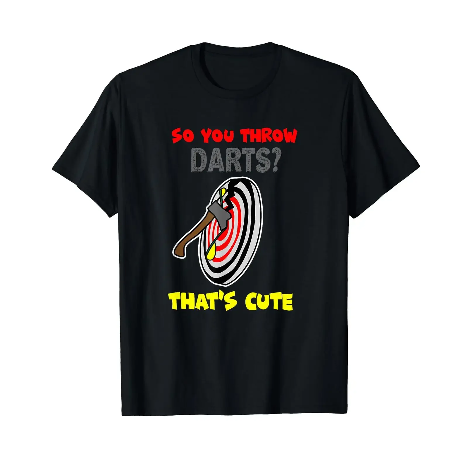 Axe Throwing Funny Throw Axes Cool T Shirt Perfect Idea vintage Washed homme streetwear Stylish designer clothes Comfortable