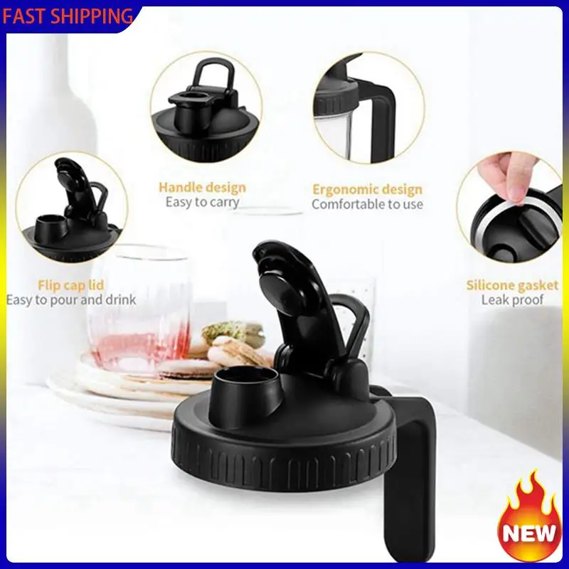 

Горячие трендовые крышки для банок с широким горлышком, 20 шт. откидная крышка с ручкой и 20 герметичными крышками для хранения продуктов питания