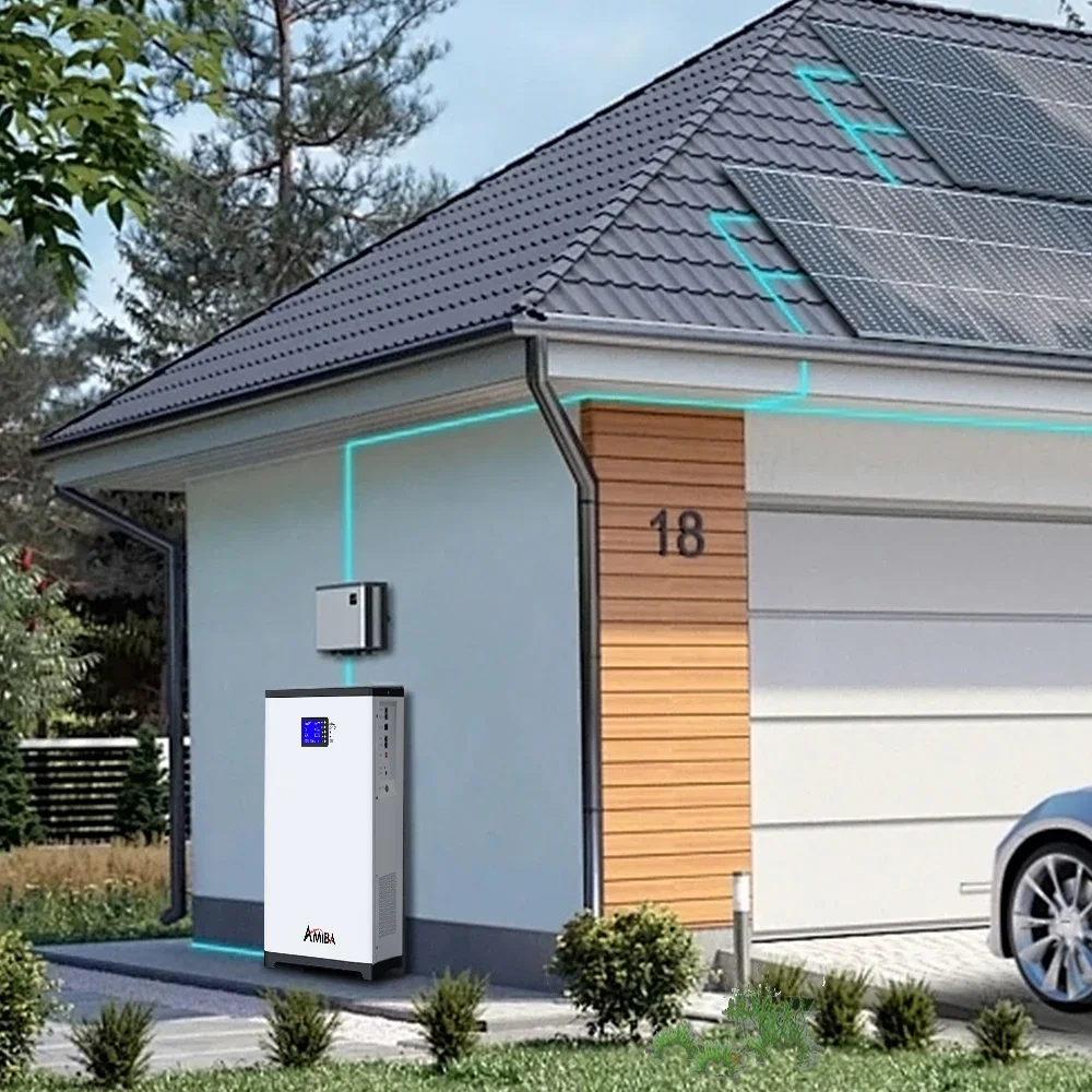 Accumulo di energia della batteria solare Powerwall 48V 51.2V 100ah 200ah 5Kw 10Kw 20Kw Batteria agli ioni di litio Lifepo4 per montaggio a parete