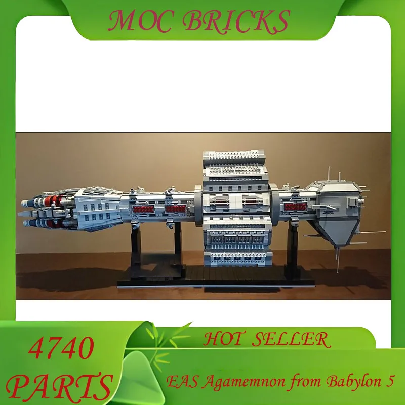 

Customize 4740 Parts Spaceship Eas Agamemnon Babylon Building Block Model Set Space Toy Bricks for Children Birthday Gifts
