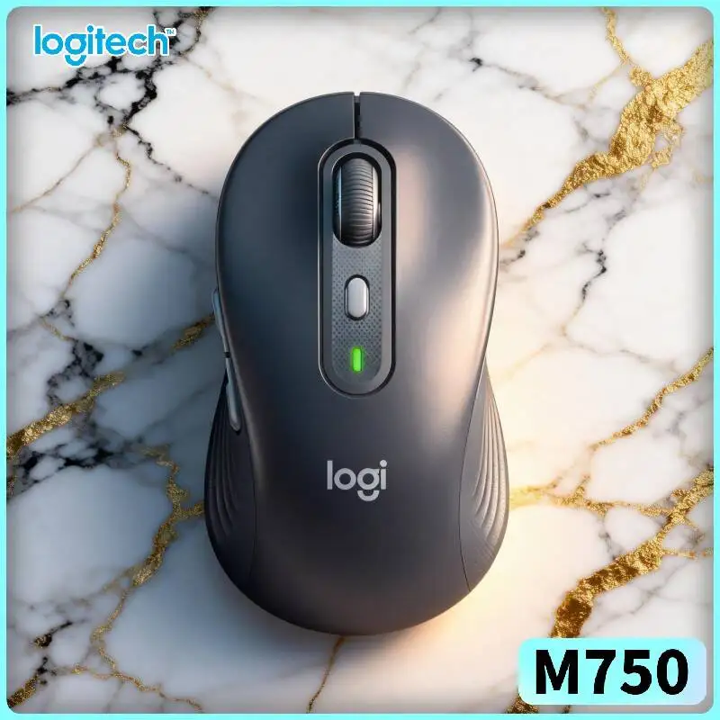 

Logitech M750 Silent Wireless Office Mouse, Smooth Scrolling, Durable Switches for Extended Lifespan M650/G304/M220/M185/M280