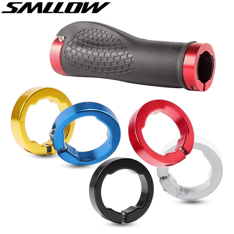 4pcs Bike Grip Lock Ring Aluminum Alloy 8/12mm  for Bike 22.2mm Tube Handlerbar Grip Ring Lock Bike Bar Grips Locking End