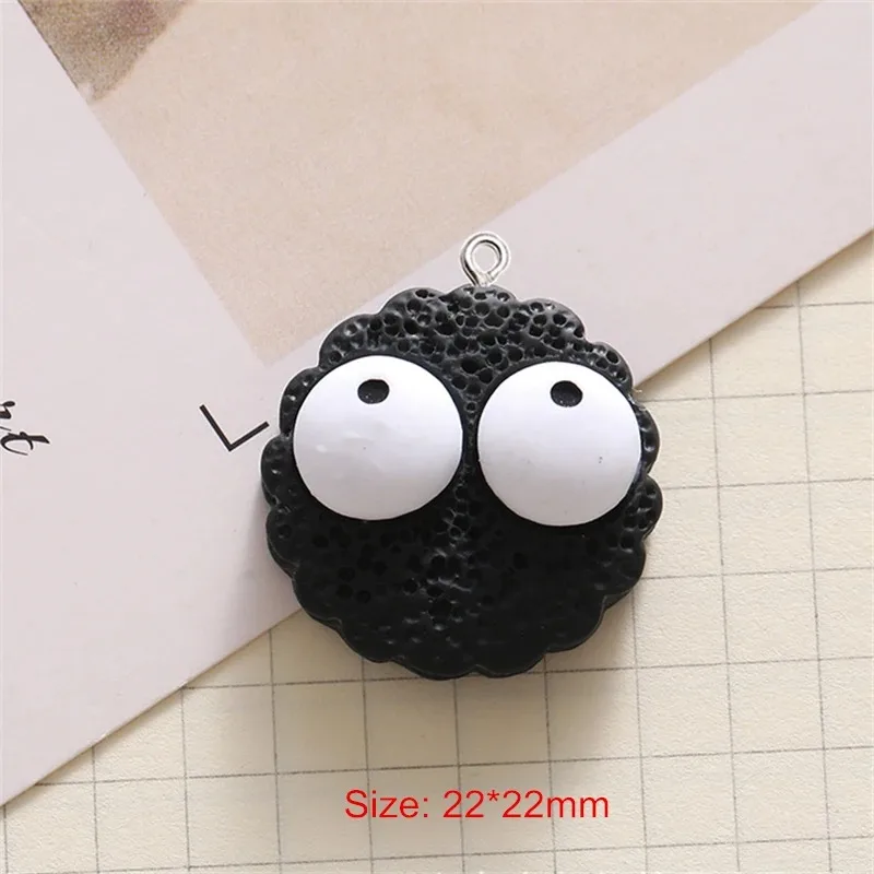 10Pcs Resin Catoon Bear Biscuit Coffee Cup Series Kawaii Keychain Decoration Pendant DIY Phone Charms Jewelry Making Accessories view 5