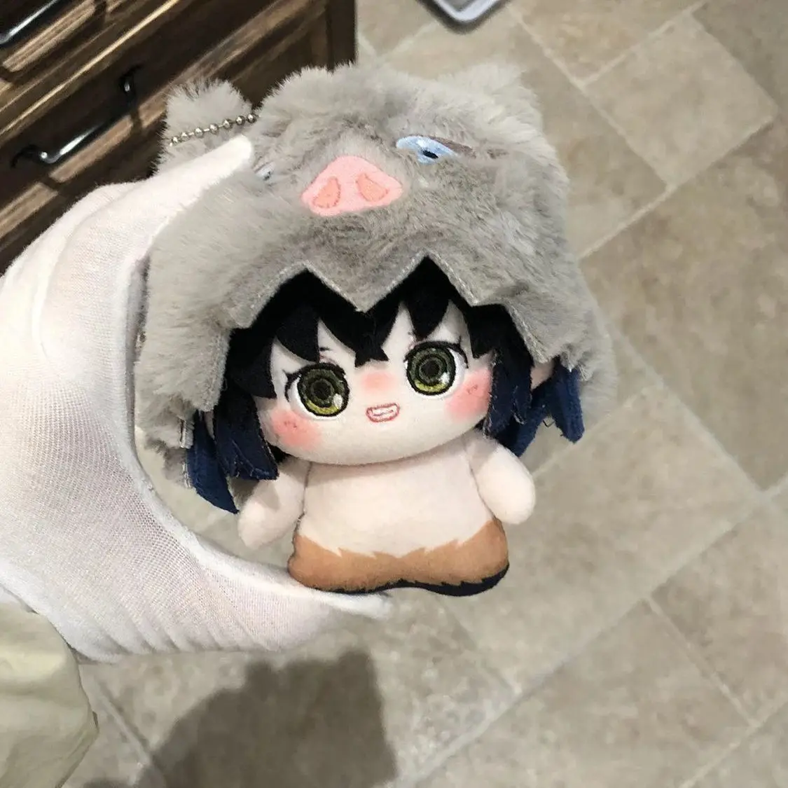 Demon Slayer Plush Doll 10cm Cotton Doll, Tokitou Mitsuri Cute Stuffed Pendant, Anime Peripheral Holiday Gift