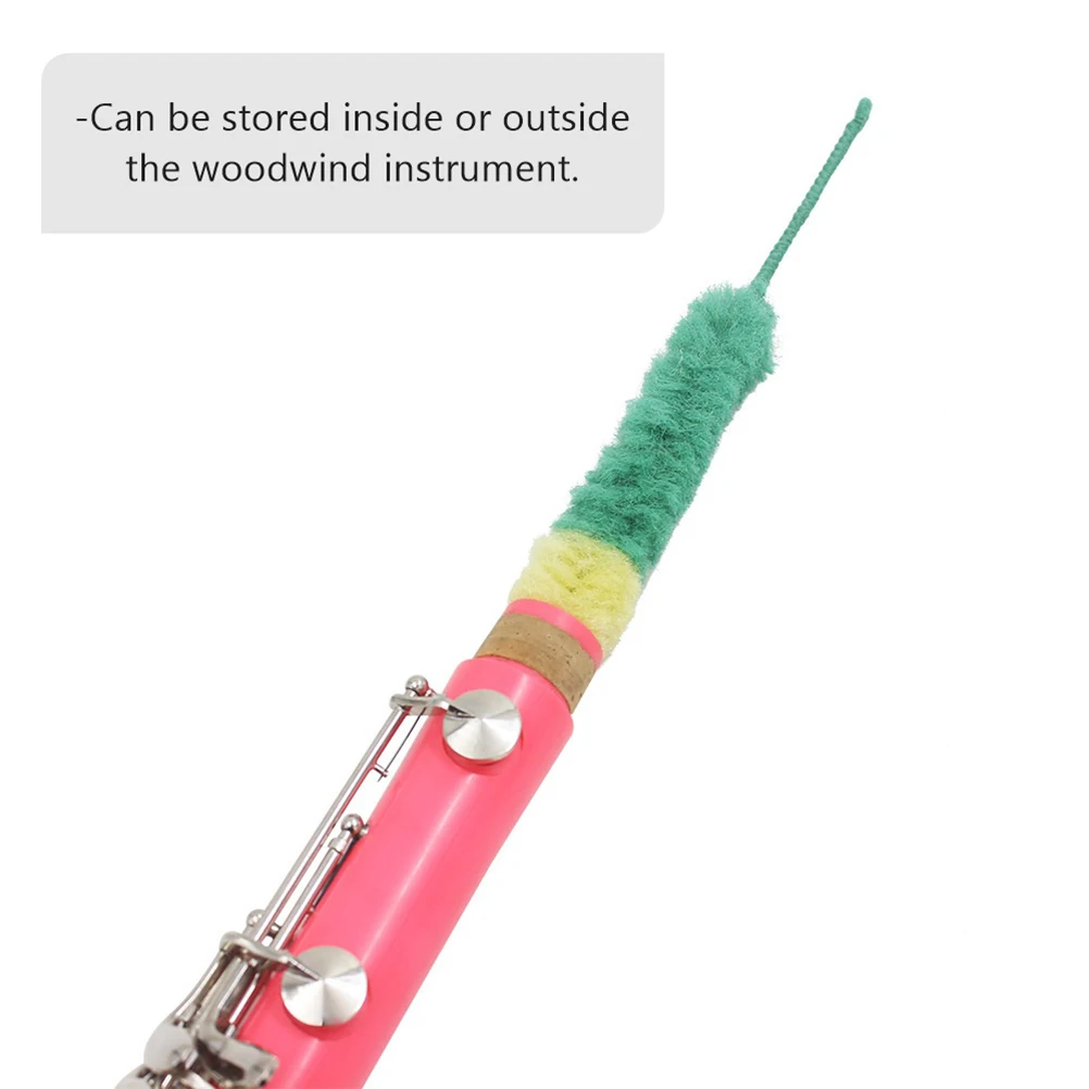 

Cleaning Tools Brush for Clarinet Durable Material Tricolor Design Portable Storage Hanging Practical Accessory Woodwind