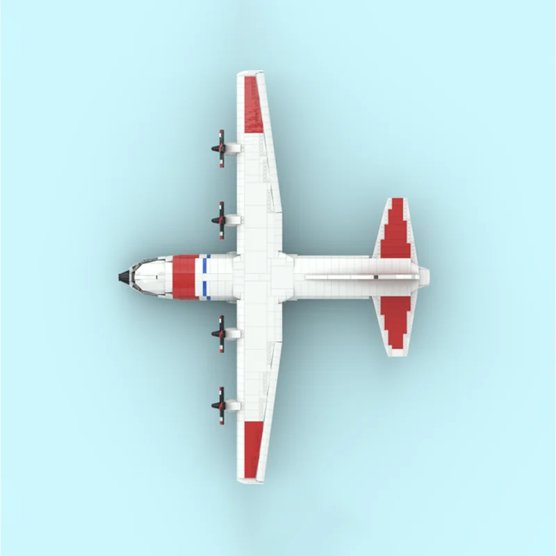 Spacecraft Model Moc Building Bricks 130Hercules Model Technology Modular Blocks Gifts Christmas Toys Sets Assembly