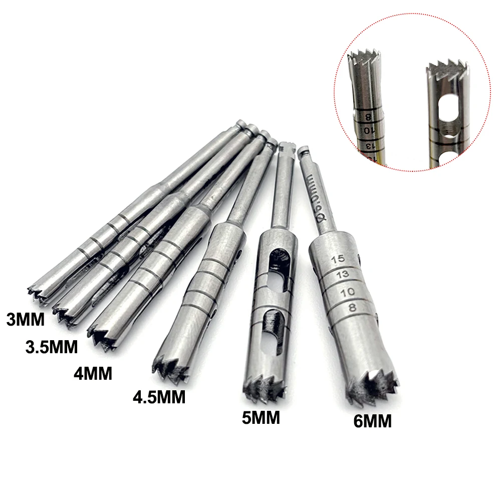 

Long Trephine Bur Tissue Punch Saw Bone Dental Implant Trephines Drills Dentistry Surgical Planting Tools