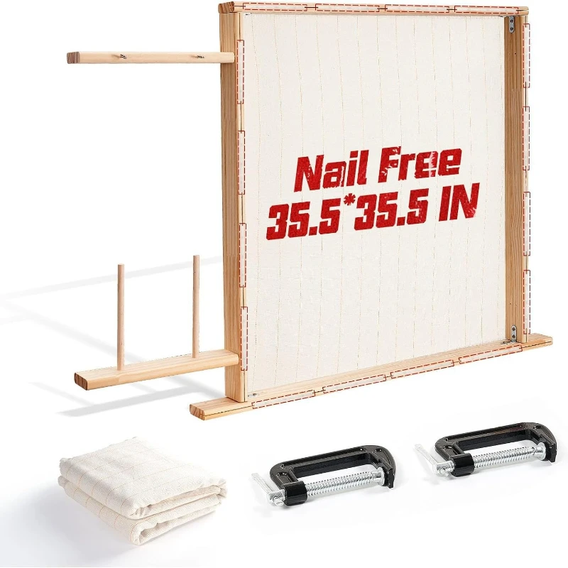New nail-free tufting frame, tufting frame