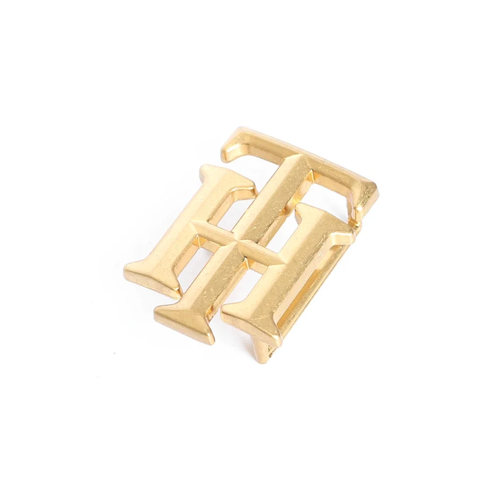 Casual Luxus Designer Marke Pin Schnalle Gürtel Männer Hohe Qualität Frauen ohne Riemen für Jeans Gold für 35 ~ 39mm Riemen nur Schnalle – Detail 6