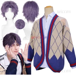 Game Love And Deepspace Rafayel Cosplay Costume Adult Unisex Qiyu Sweater Asymmetric Cardigan Warm Coat Clothes