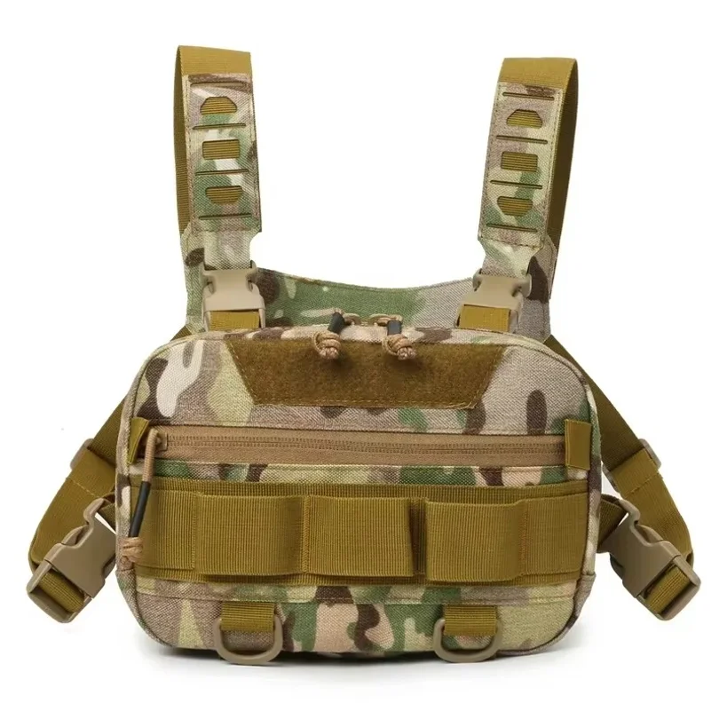 Fishing Chest Bag Men's Tactical Bags Waterproof Molle Nylon Climbing Camping Backpacks Outdoor Travel Vest Backpack Wholesale