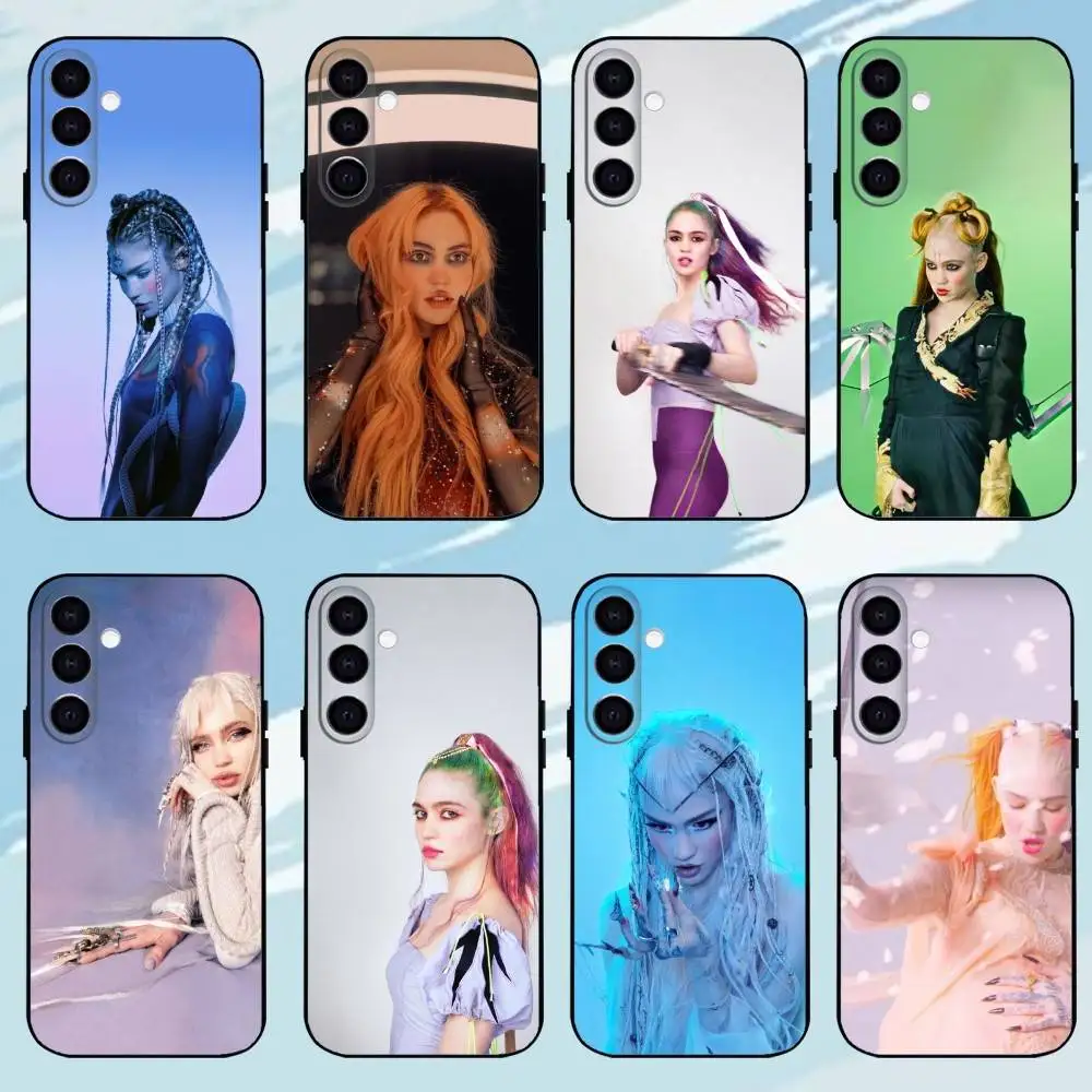 حافظة هاتف SS-Shockproof G-Grimes COOL لهاتف سامسونج جالاكسي A73,A72,A71,A70,A53,A52,A51,Black Shell ll