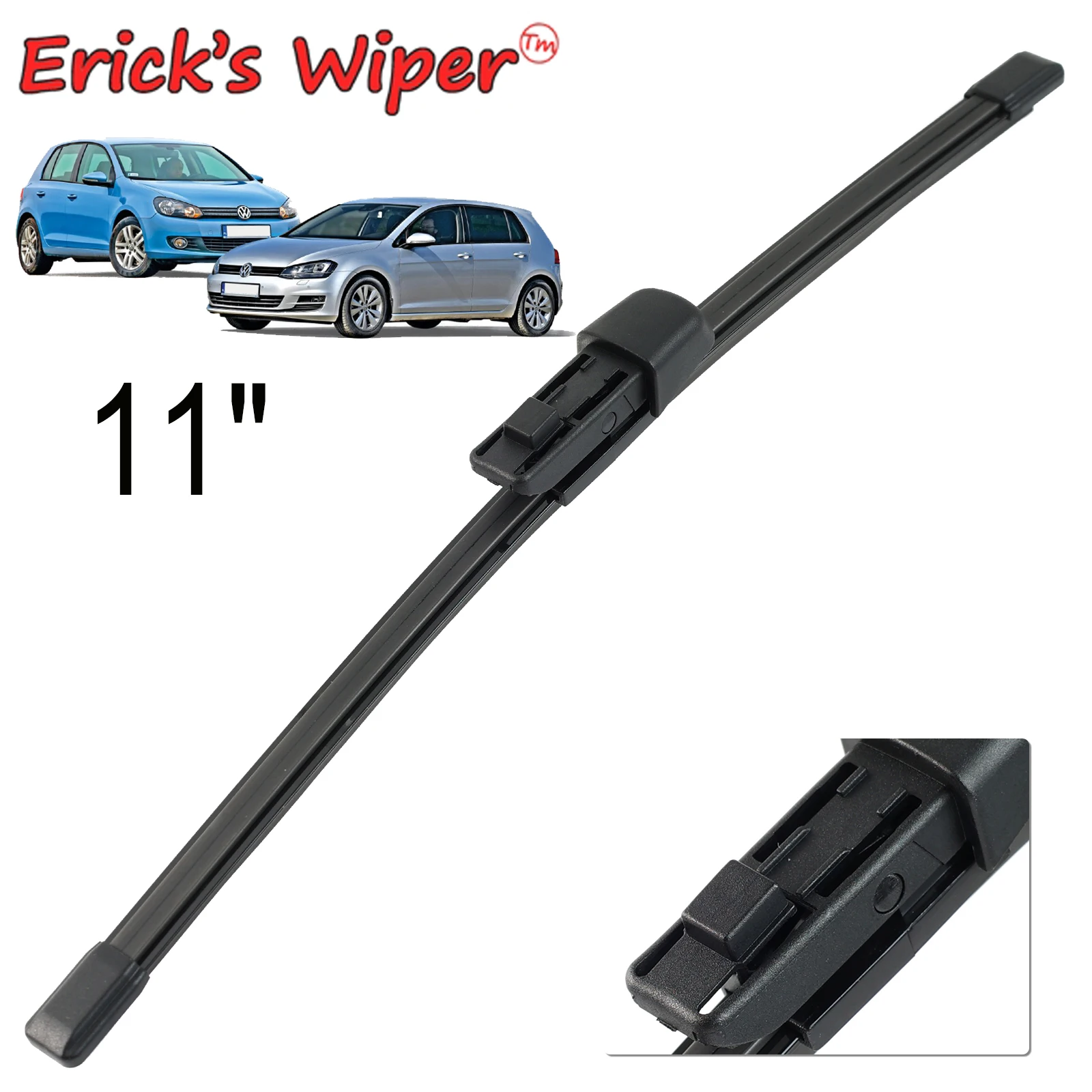 

Стеклоочиститель Erick's 11 дюймов, щетка заднего стеклоочистителя для VW Golf 6 7 VI 5K1 VII Variant MK6 MK7 Sportsvan, лобовое стекло, лобовое стекло, окно задней двери