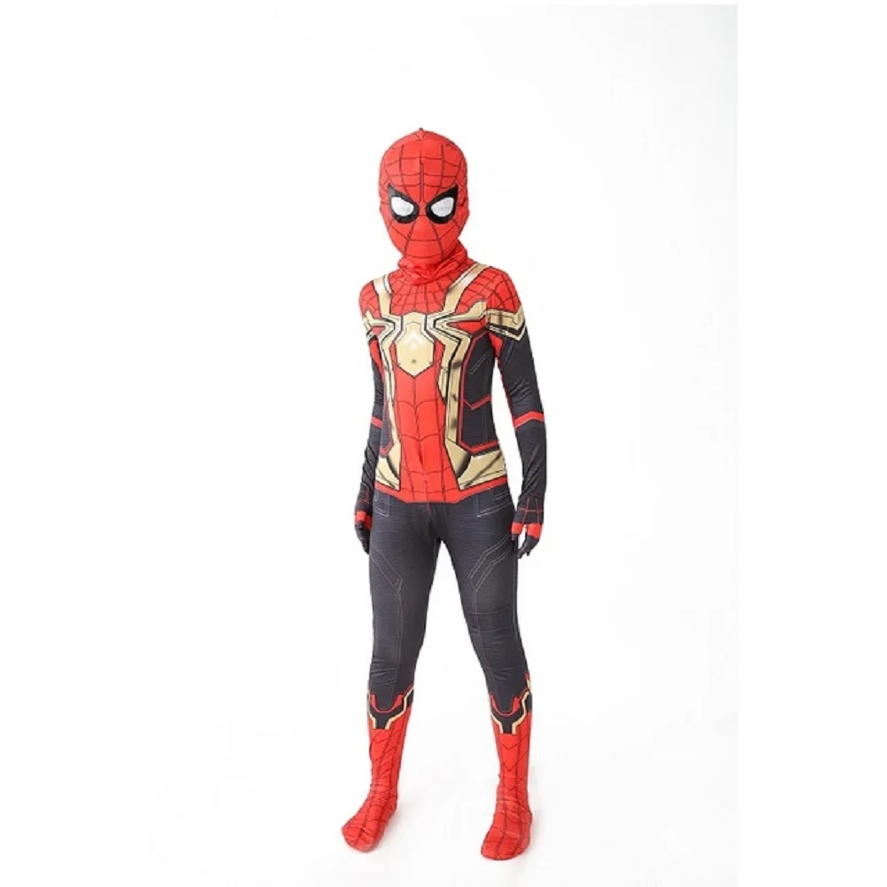 Kids Spiderman Costume Birthday Gift Party Dress Up Spiderman Classic Miles Superhero Kids Cosplay Costume