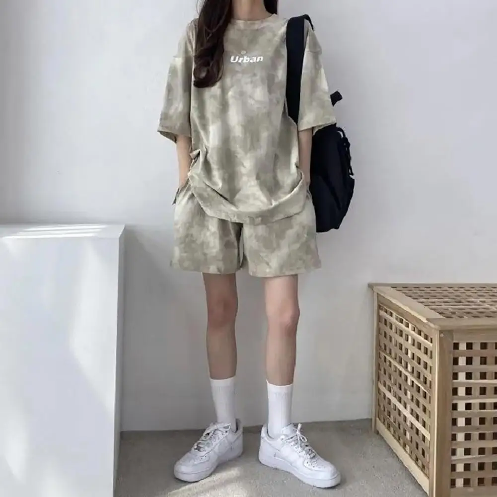 Summer Casual Sport Suits Short Sets Oversized T Shirt Women Clothing Tracksuit Woman Two Piece Sets Womens Outifits Streetwear