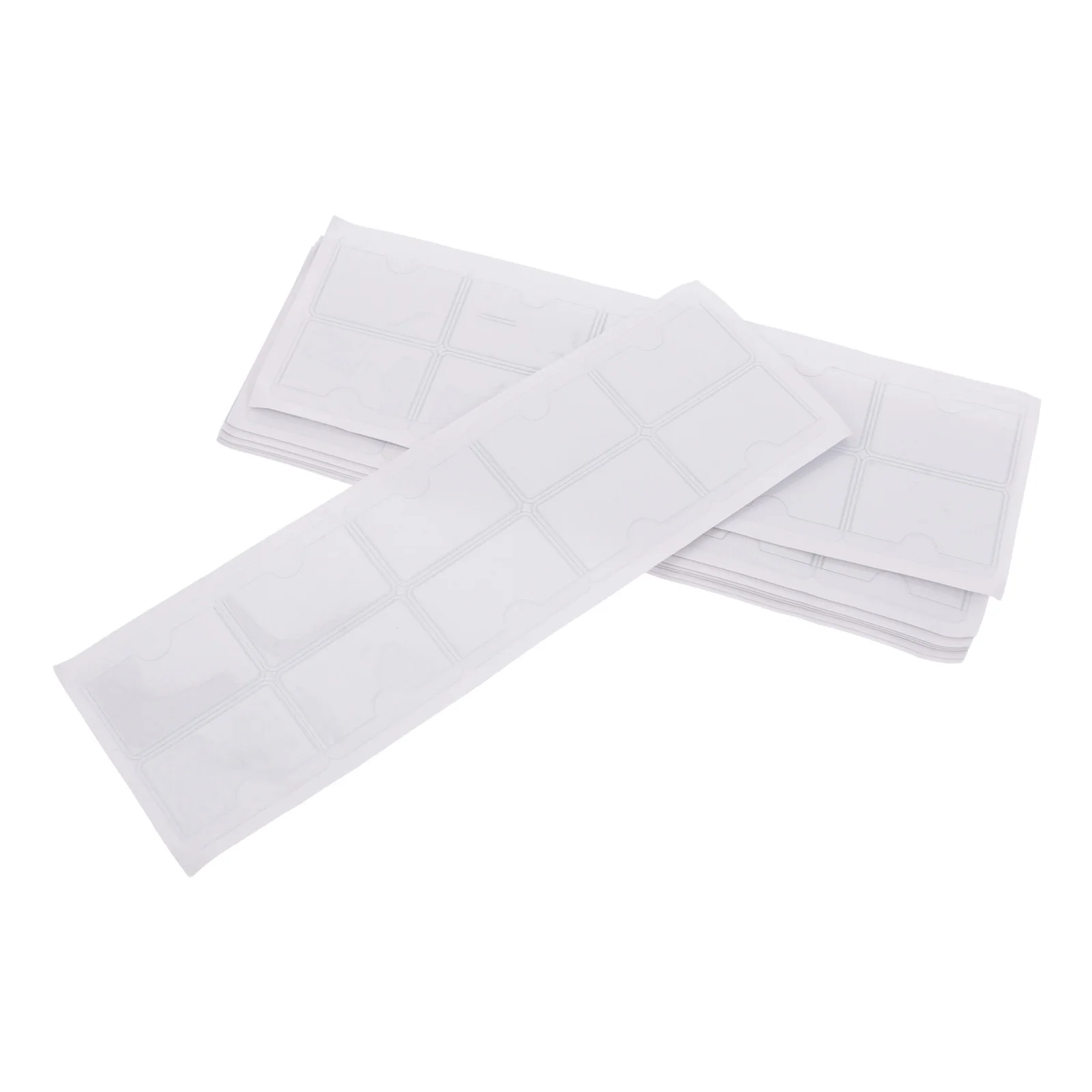 

80pcs Waterproof Index Label Pockets Clear Self Adhesive Holders For Office Warehouse Storage Bins Shelves 4X3Cm Plastic Card