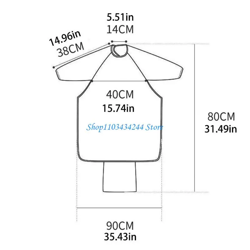 Baby overall voedingsslab kindervoedsel slabbetje eetkamerstoel cover peuter tekening slabbetje waterdicht unisex schort voor