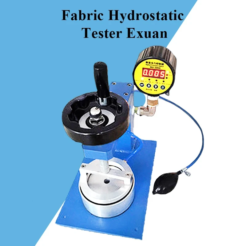 Hydrostatic Pressure Tester Plastic Bags Garments Tents Raincoat Waterproof Testing Machine PVC Textile fabric Test Tool