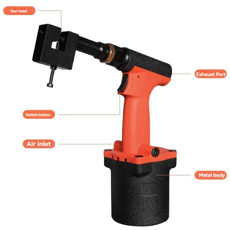 Hydraulic Punching Pliers Pneumatic Hole Puncher Iron Sheet Aluminum Metal Stainless Steel Quick Punching Tool 3.2-12MM
