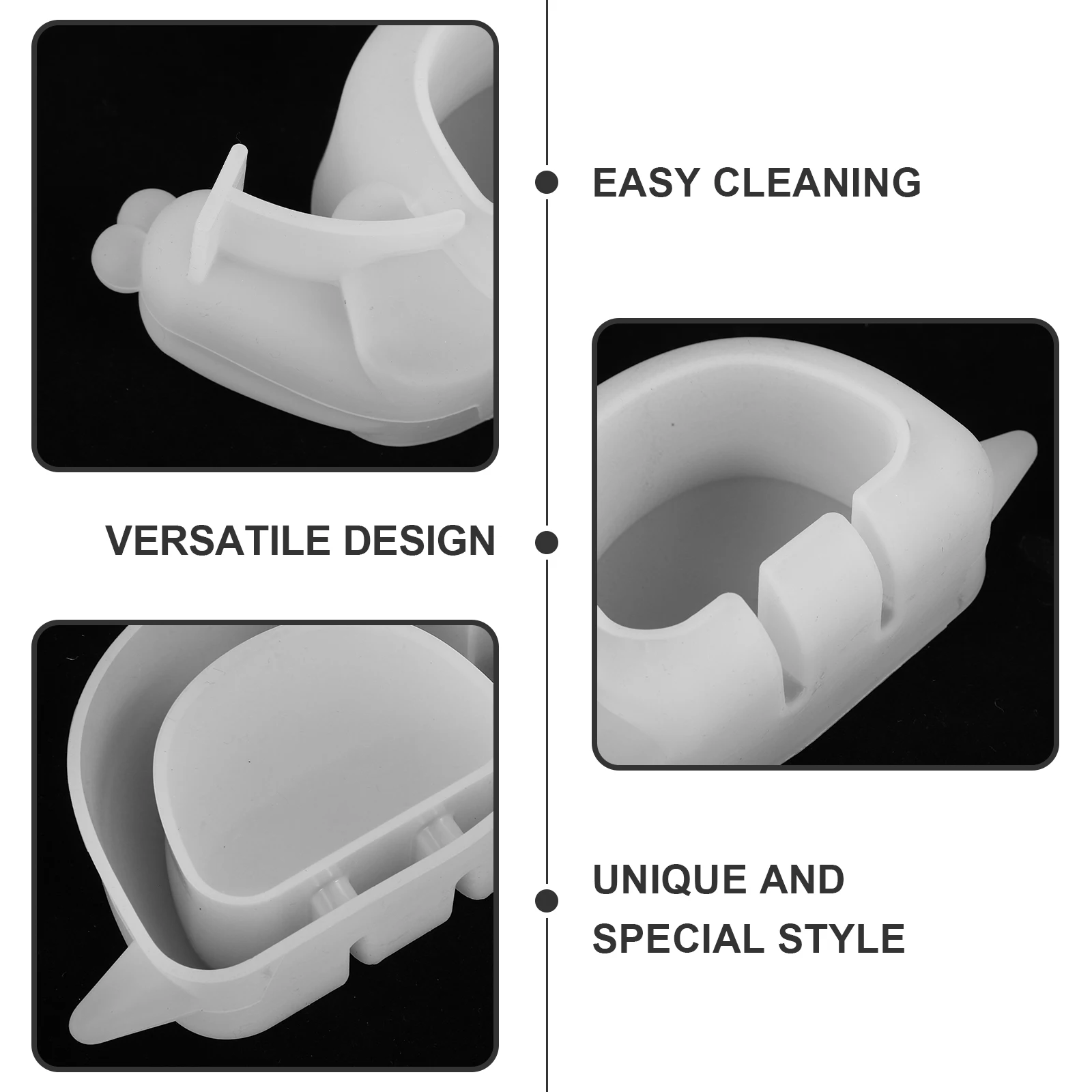 

Toothbrush Holder Mold Silicone Snail Shape Epoxy Resin Casting Molds Bathroom DIY Crafts Storage Solutions Safe Materials