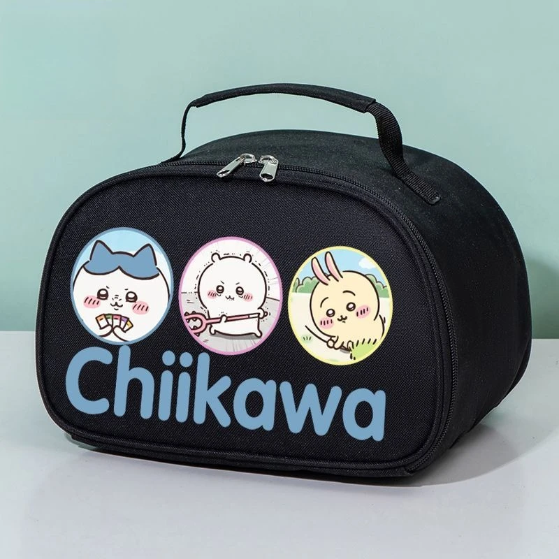 Cartoon Kawaii New Lunch Box Bags Insulated Thickened Bento Bags Convenient Portable Lightweight and Wear-resistant Chiikawa